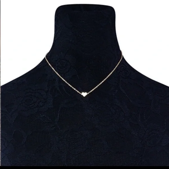 Gold Heart Necklace - Picture 2 of 2
